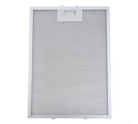 Filtre à graisse multicouche en aluminium pour hotte de cuisine lavable 370 x 270 mm pour une meilleure efficacité de filtration des gaz d'échappement (1 pièce)