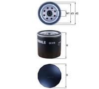 Filtre À Huile À Vis 75Mm MAHLE Pour RENAULT CLIO IV Grandtour (KH_)