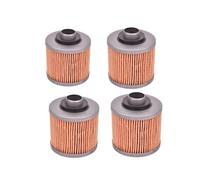 Filtre à huile adapté for SR400 400 XVS1100 1100 XVS XV250 250 XVS400 SR XV(4pcs yellow)