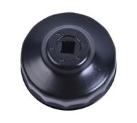 Filtre à Huile Automobile Clé à bouchon de filtre à huile automobile en acier noir 76 mm, 14 cannelures, avec douille d'entraînement 3/8". Filtres à moteur