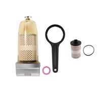Filtre à huile B10-AL Ensemble de filtre réservoir carburant 496 Séparateur d'eau diesel remplacement 30 microns Max 25 Gpm 150 Psi Filtre à carburant(B10-AL AND 1 FILTER)