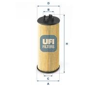 Filtre À Huile BMW 2 X1 X2 I8 MINI 25.185.00 UFI