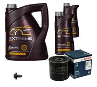 Filtre à Huile Bosch 7 L mannol extreme 5W-40 pour Jeep Grand Cherokee III 6.1