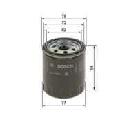 FILTRE A HUILE BOSCH P7268 - F 026 407 268
