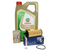 Filtre à Huile Bosch Service + 5L Castrol 5W30 LL pour BMW 3er E90 F30 X1 E84