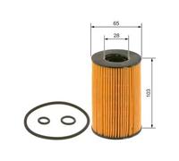Filtre à huile Cartouche filtrante F 026 407 023 BOSCH pour VW SKODA AUDI SEAT