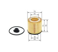 BOSCH - Filtre à huile F 026 407 178 - Réf. F026407178