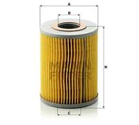 Filtre à huile Cartouche filtrante H 1038 x MANN-FILTER pour LAND ROVER LEYLAND