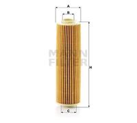 Filtre à huile Cartouche filtrante HU 514 y MANN-FILTER pour MERCEDES-BENZ SLK