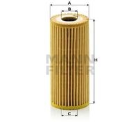Filtre à huile Cartouche filtrante HU 615/3 x MANN-FILTER pour MERCEDES-BENZ