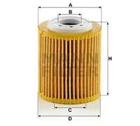 Filtre à huile Cartouche filtrante HU 7032 z MANN-FILTER pour PEUGEOT OPEL FORD