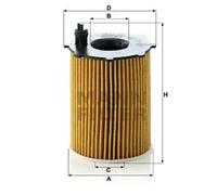 Filtre à huile Cartouche filtrante HU 716/2 x MANN-FILTER pour FORD CITROËN MINI