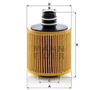 Filtre à huile Cartouche filtrante HU 8006 z MANN-FILTER pour FIAT OPEL LANCIA
