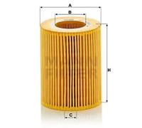 Filtre à huile Cartouche filtrante HU 925/4 x MANN-FILTER pour BMW ALPINA