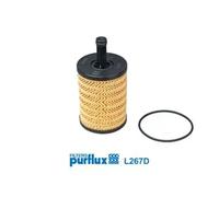 Filtre à huile Cartouche filtrante L267D PURFLUX pour AUDI DODGE JEEP SEAT SKODA