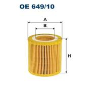 Filtre à huile Cartouche filtrante OE 649/10 FILTRON pour BMW 5 5 Touring X1 1 3