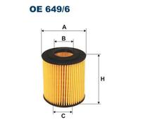 Filtre à huile Cartouche filtrante OE 649/6 FILTRON pour BMW 3 Touring 3 Compact