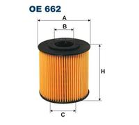Filtre à huile Cartouche filtrante OE 662 FILTRON pour VOLVO S40 I S70 V70 I