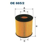 Filtre à huile Cartouche filtrante OE 665/2 FILTRON pour MAZDA 6 A trois volumes