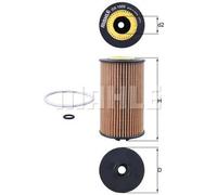 MAHLE OX 1058D Filtre à huile