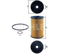 Filtre à huile Cartouche filtrante OX 150D KNECHT pour MERCEDES-BENZ DAF VOLVO
