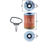 Knecht OX151D Filtre à huile