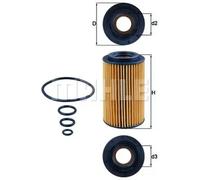 Filtre à huile Cartouche filtrante OX 153/7D KNECHT pour MERCEDES-BENZ PUCH