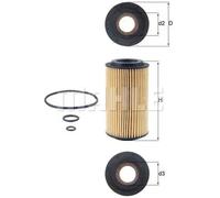 Filtre à huile KNECHT OX 153D3