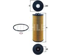 Filtre à huile Cartouche filtrante OX 164D KNECHT pour AUDI VW SKODA