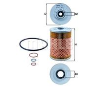 Filtre à huile Cartouche filtrante OX 32D KNECHT pour MERCEDES-BENZ PUCH