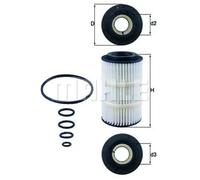 Filtre à huile Cartouche filtrante OX 345/7D KNECHT pour MERCEDES-BENZ PUCH
