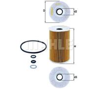 Filtre à huile Cartouche filtrante OX 351D MAHLE pour KIA HYUNDAI
