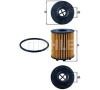 Filtre à huile Cartouche filtrante OX 371D KNECHT pour ABARTH FIAT ALFA ROMEO