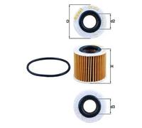 Filtre à huile Cartouche filtrante OX 416D1 MAHLE pour LOTUS TOYOTA LEXUS