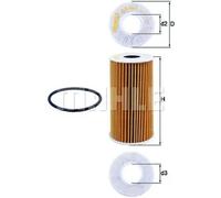 Filtre à huile Cartouche filtrante OX 441D MAHLE pour NISSAN OPEL RENAULT