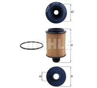 Filtre à huile KNECHT OX 553D