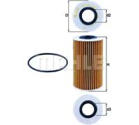 KNECHT - Filtre à huile OX 554D1 - Réf. KNEOX 554D1