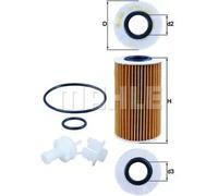 Filtre à huile Cartouche filtrante OX 554D2 MAHLE pour TOYOTA LEXUS