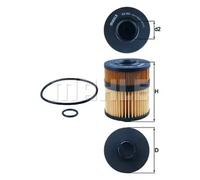Filtre à huile Cartouche filtrante OX 563D KNECHT pour SAAB RENAULT OPEL