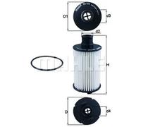 Filtre à huile Cartouche filtrante OX 774D KNECHT pour JAGUAR LAND ROVER