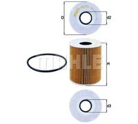 Filtre à huile Cartouche filtrante OX 776D KNECHT pour JAGUAR CITROËN LAND ROVER