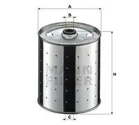 Filtre à huile Cartouche filtrante PF 1155 MANN-FILTER pour MERCEDES-BENZ UNIMOG