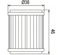 Filtre à huile CHAMPION HF140 COF040