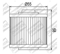 Filtre à huile CHAMPION COF045