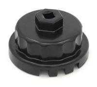 Filtre à Huile Clé de Retrait du Bouchon du Filtre à Huile 64 mm, 14 cannelures, Compatible avec Les Moteurs Toyota, Lexus et Scion 2,5 L à 5,7 L Filtre à Huile Automobile