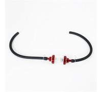 filtre à huile de moto Filtre à carburant 8 mm et durite d'essence compatibles avec Suzuki Intruder 125, Triumph Tiger 1050 Honda Ruckus CB 300F Filtres à huile pour moto(Red)