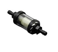 filtre à huile de moto Filtre à carburant interne de 8 mm pour moto, avec clips pour durite d'essence, compatible scooter, pit bike, dirt et quad(Black)