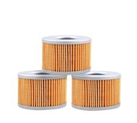 Filtre à huile en fibre de papier for moteur de moto 250cc, 3 pièces, for VTR250 PGM-Fi VTR 250, pièces d'équipement des pièces de rechange