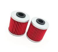 Filtre à huile en papier for moteur de moto, Convient à KX250F 2004-2019, KX450F 2016-2019, RMZ250 2004-2018, RMZ450 2005-2018 des pièces de rechange(2 Pcs)