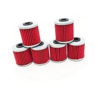 Filtre à huile en papier for moteur de moto, Convient à KX250F 2004-2019, KX450F 2016-2019, RMZ250 2004-2018, RMZ450 2005-2018 des pièces de rechange(6 Pcs)